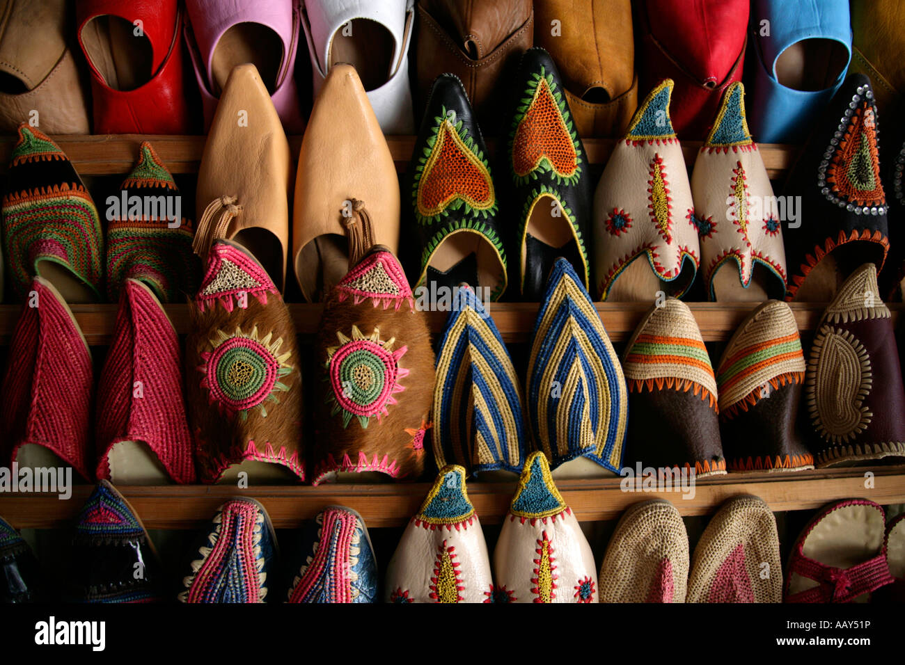 scarpe di Marrakech Foto stock - Alamy