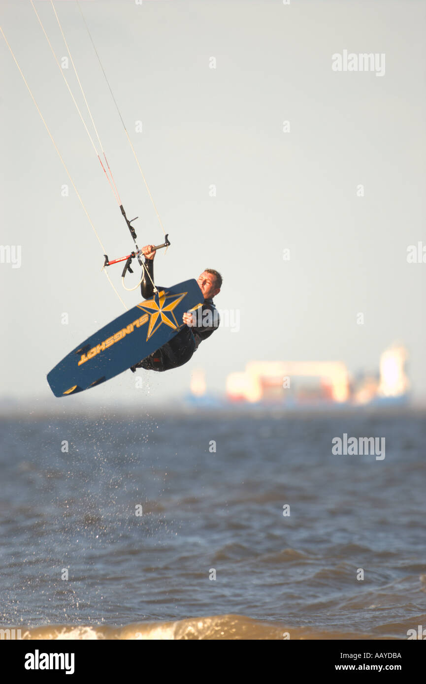 Il Kite surf Foto Stock