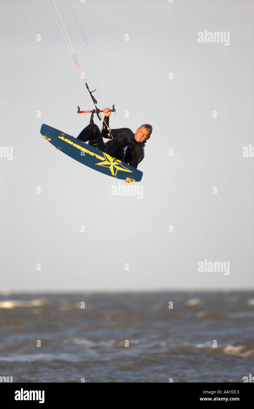 Il Kite surf Foto Stock