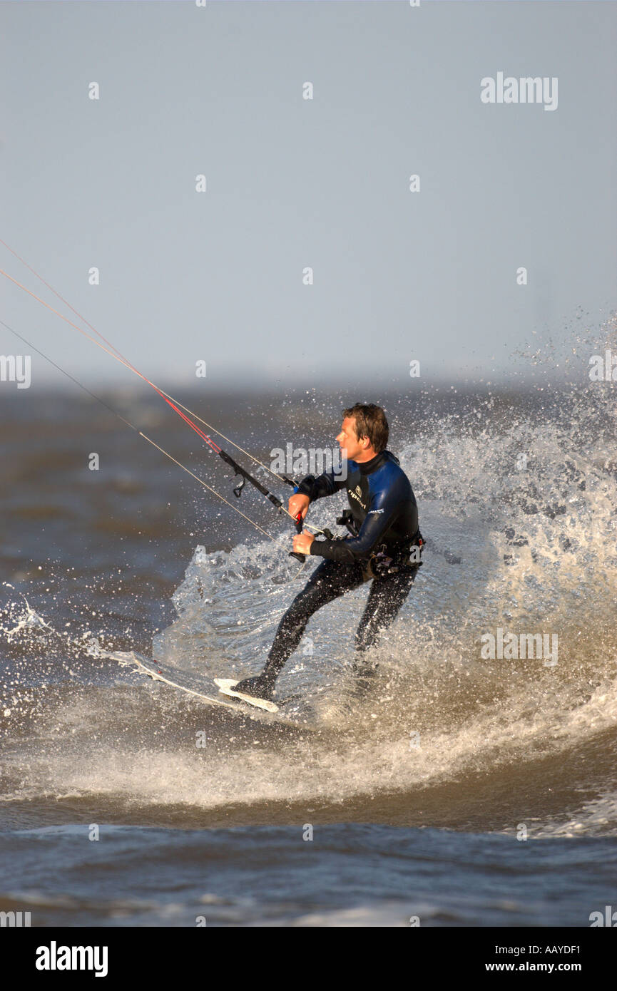 Il Kite surf Foto Stock