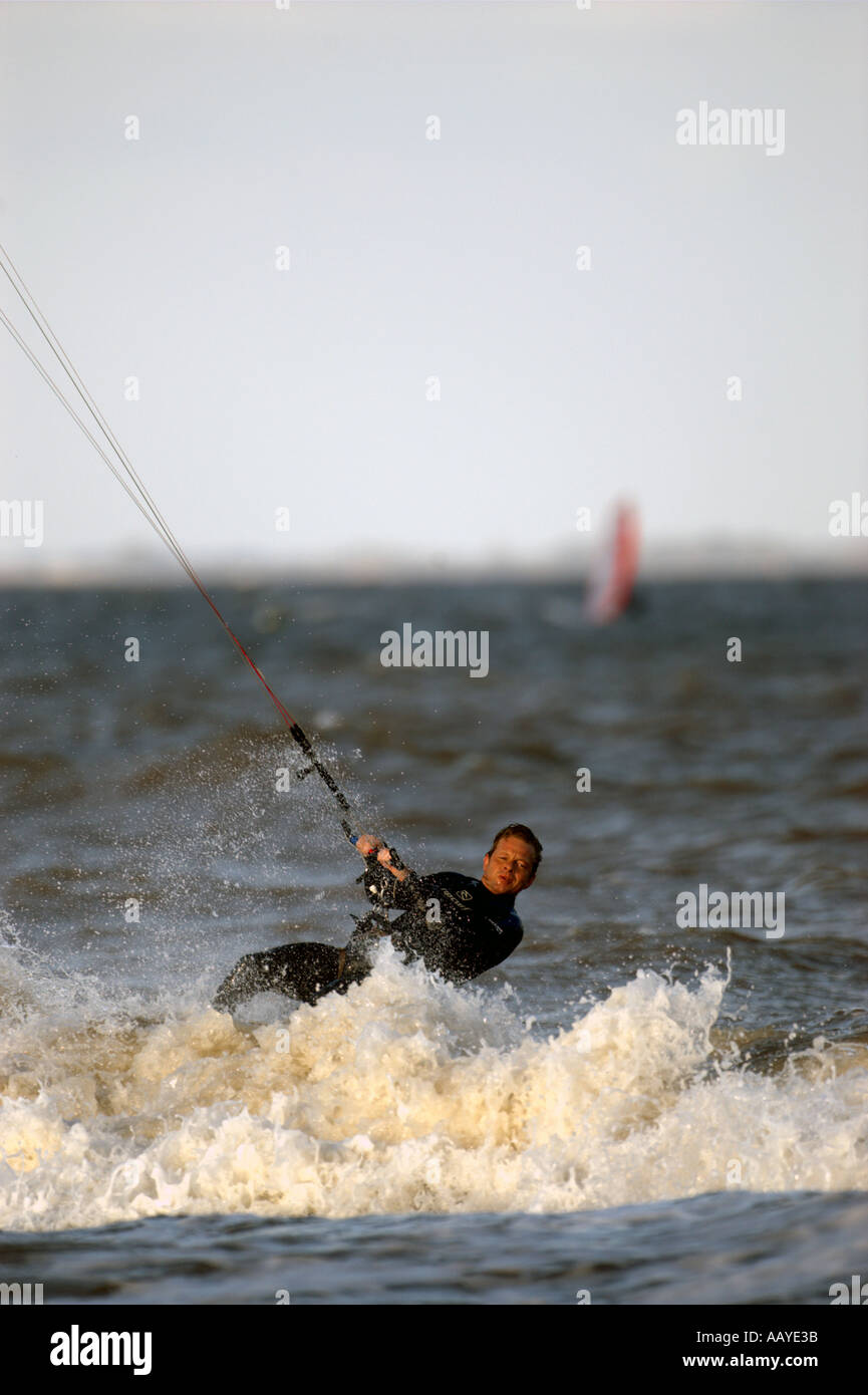 Il Kite surf Foto Stock