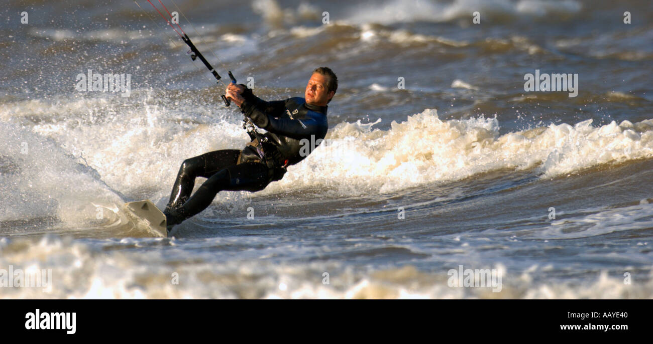 Il Kite surf Foto Stock