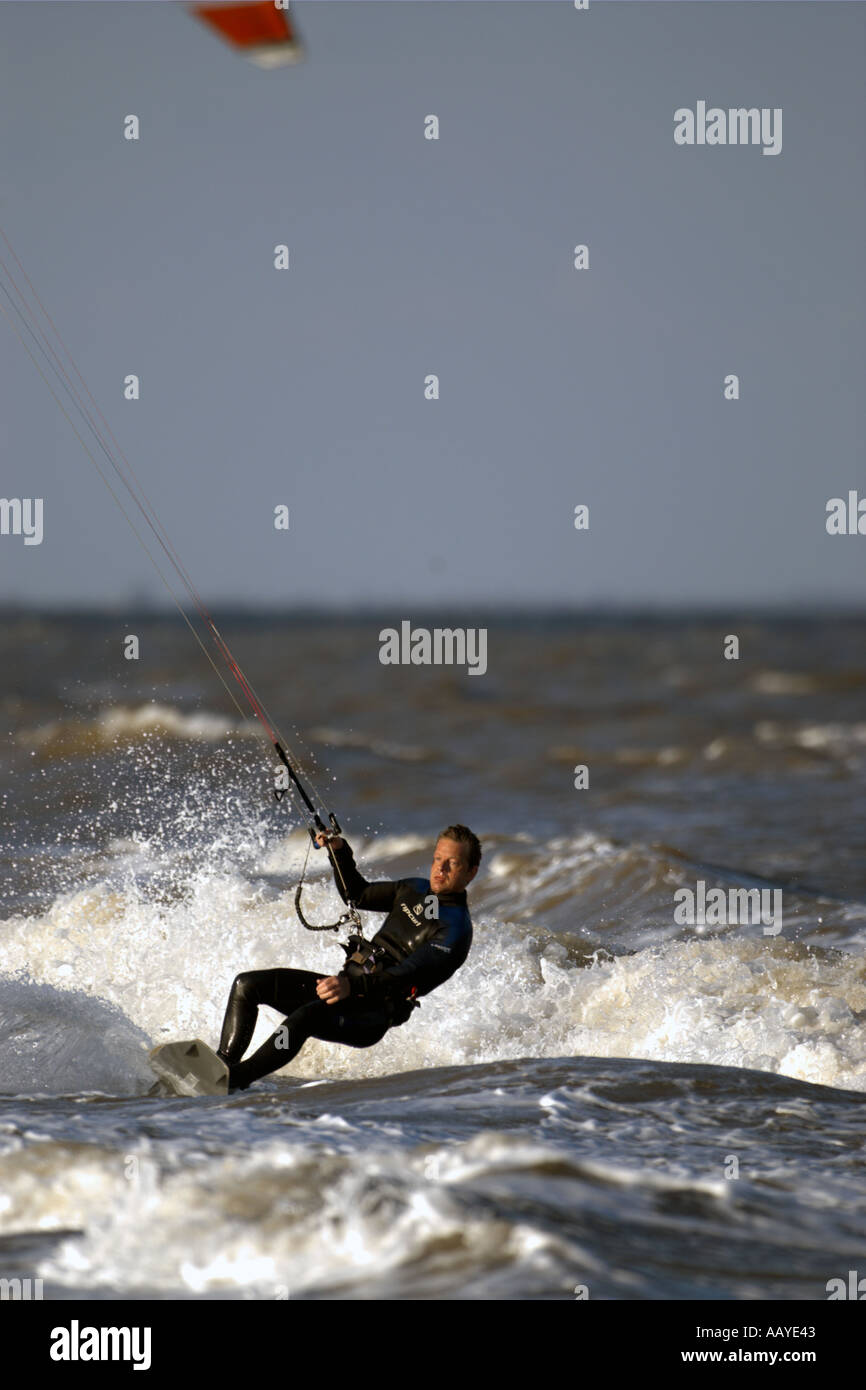 Il Kite surf Foto Stock