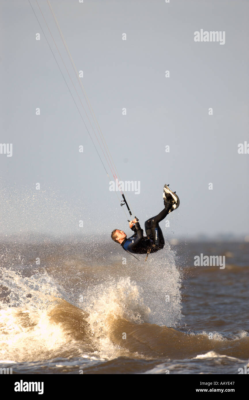 Il Kite surf Foto Stock