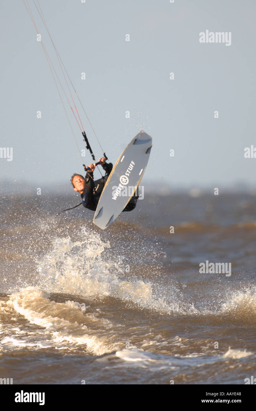 Il Kite surf Foto Stock