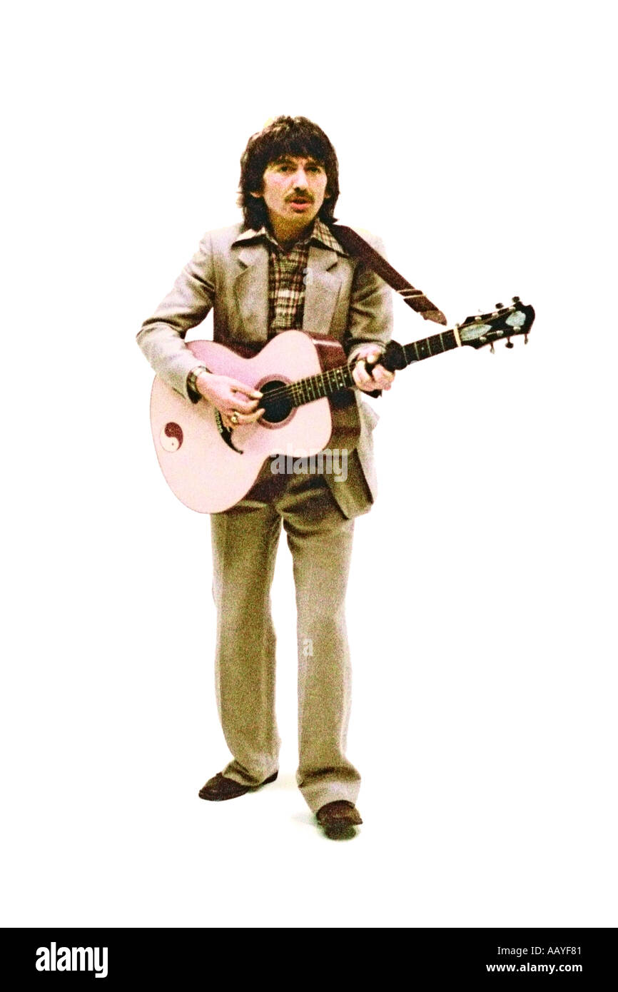 George Harrison making music video per il suo singolo colpo lontano 1978. PER0042 Foto Stock