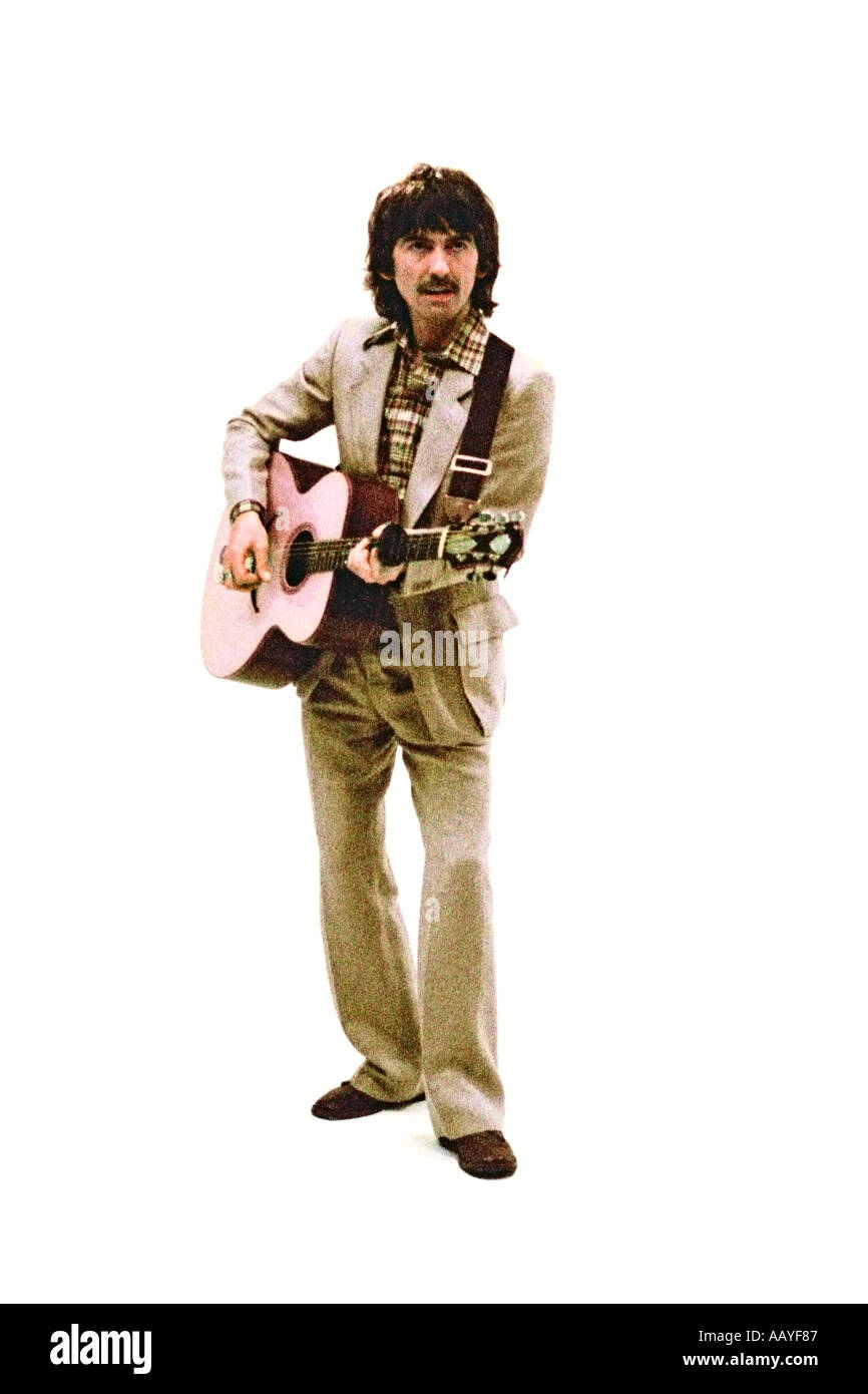 George Harrison making music video per il suo singolo colpo lontano 1978. PER0045 Foto Stock