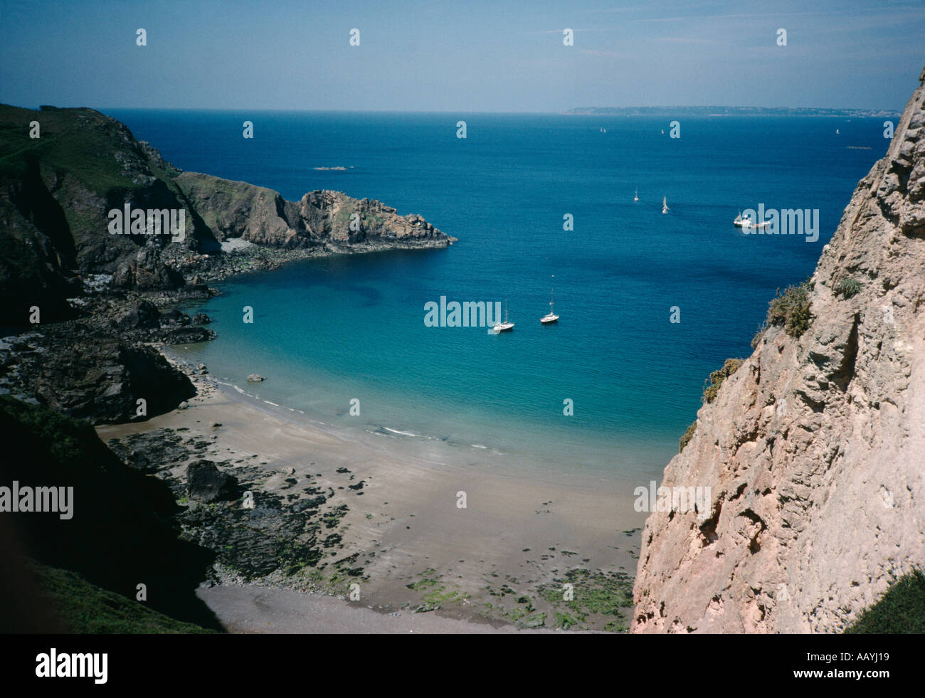 La Grande Greve Sark Isole del Canale Foto Stock