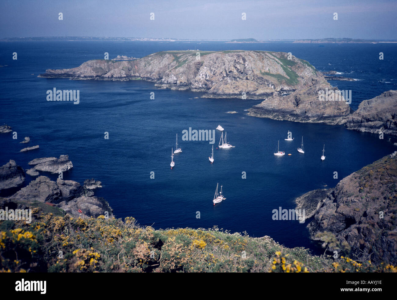 Havre Gosselin Sark Isole del Canale Foto Stock
