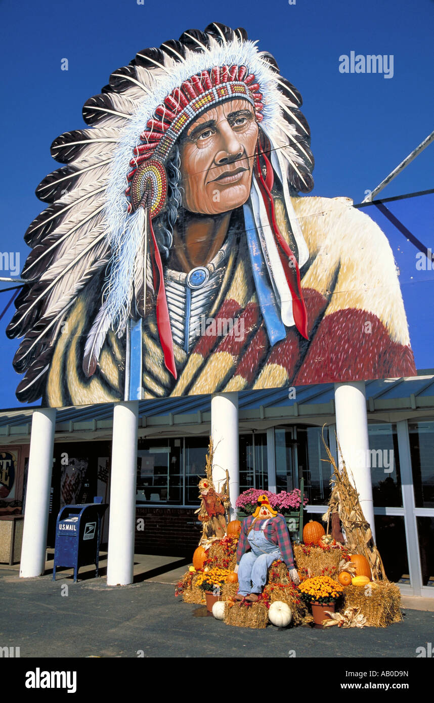 Elk279 1824 Oklahoma Clinton Cherokee Trading Post Foto Stock