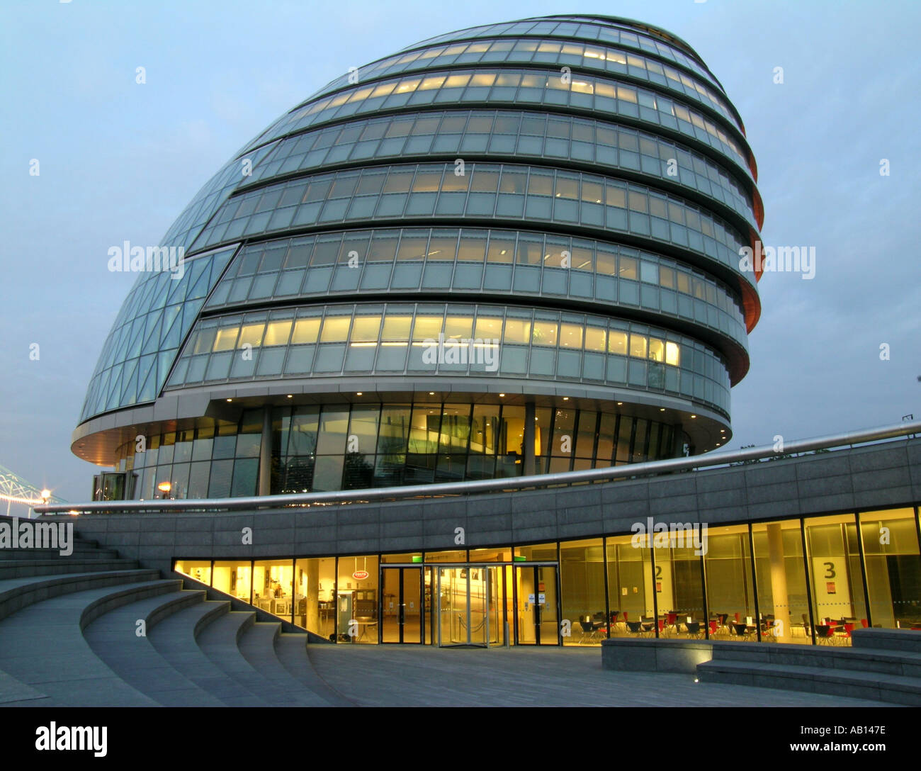 Giorno GLA City Hall di Londra Inghilterra Regno Unito Regno Unito Regno Unito Foto Stock
