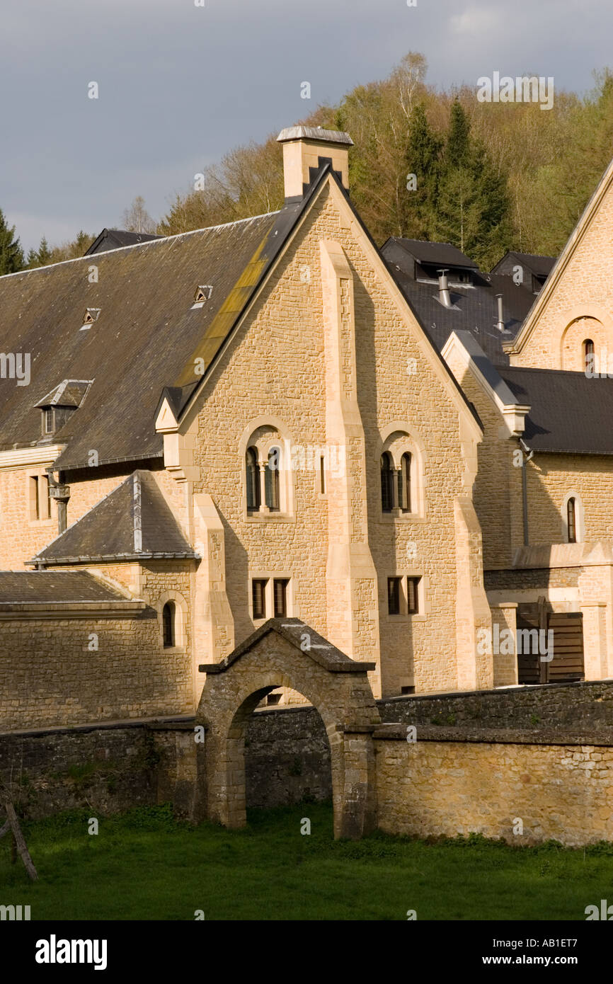 Abbaye d'Orval monastero di Orval nella provincia del Lussemburgo in Belgio Foto Stock