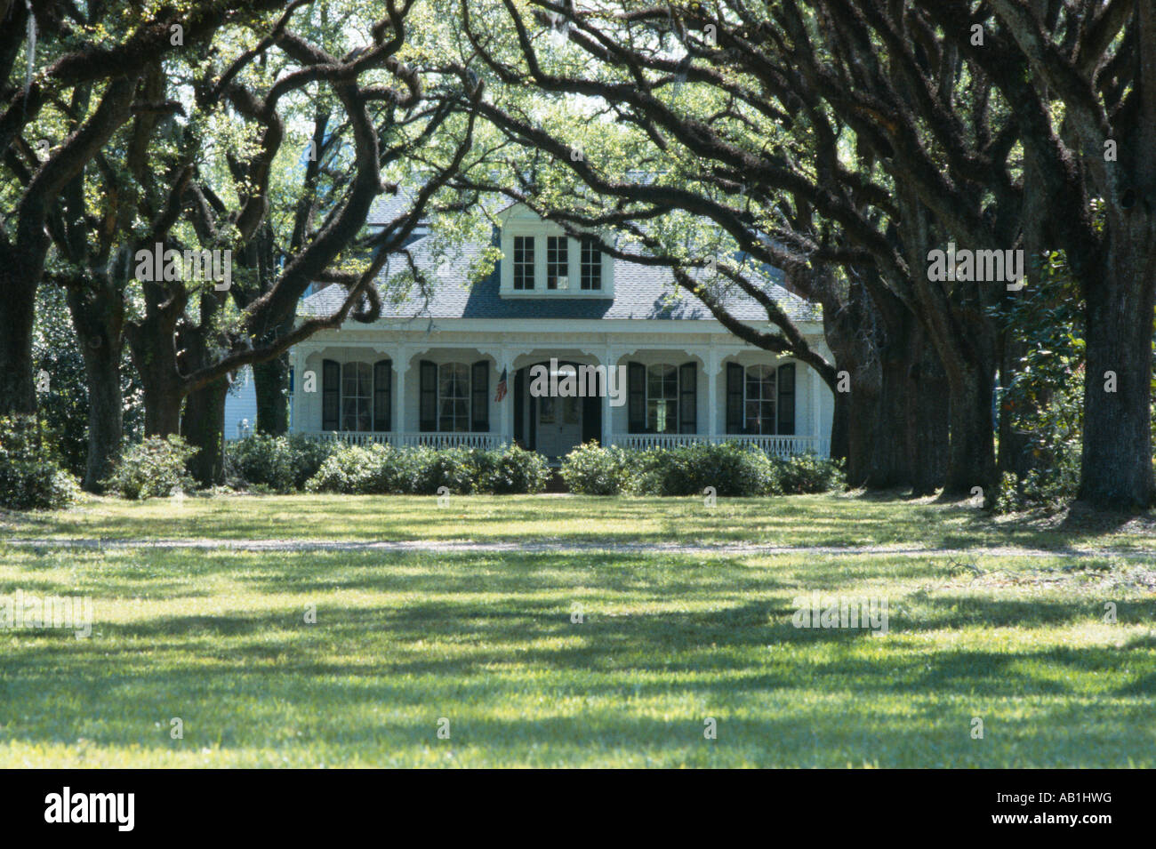 Antebellum Home vicino a St Francisville Louisiana USA Foto Stock