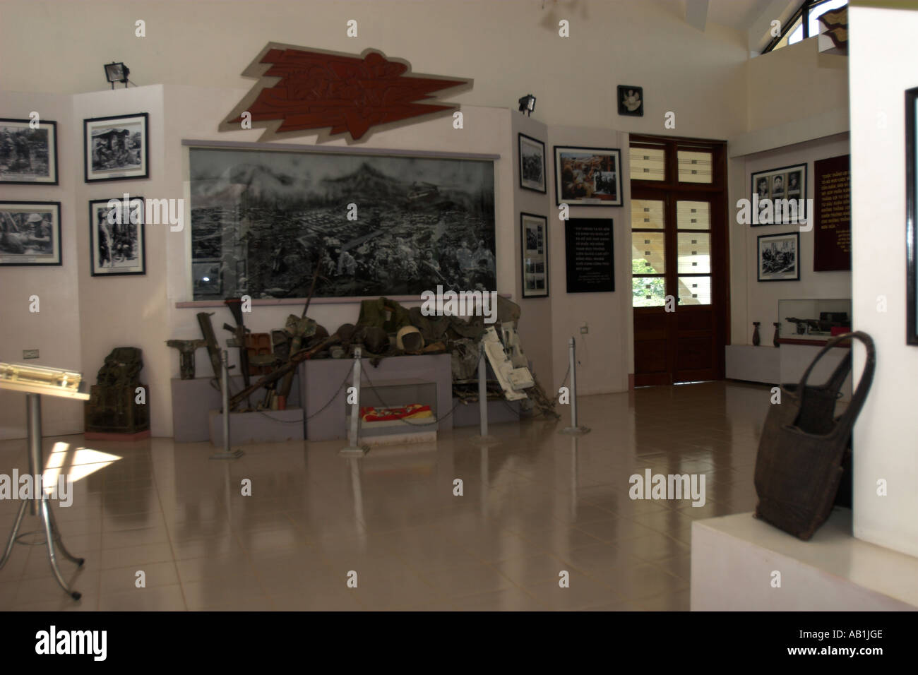 Khe Sanh Combat museo di base ex zona demilitarizzata Vietnam Foto Stock