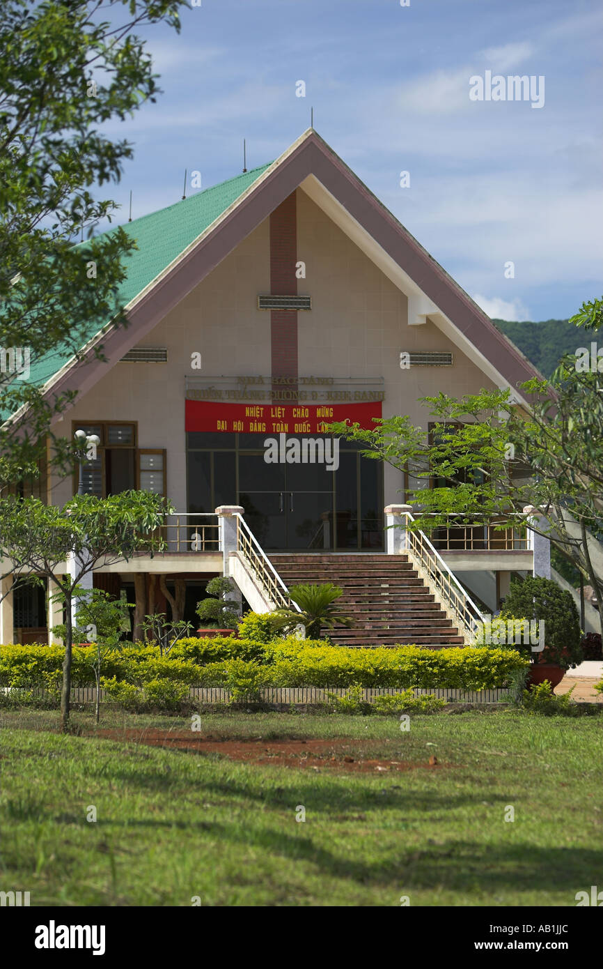 Khe Sanh Combat museo di base ex zona demilitarizzata Vietnam Foto Stock