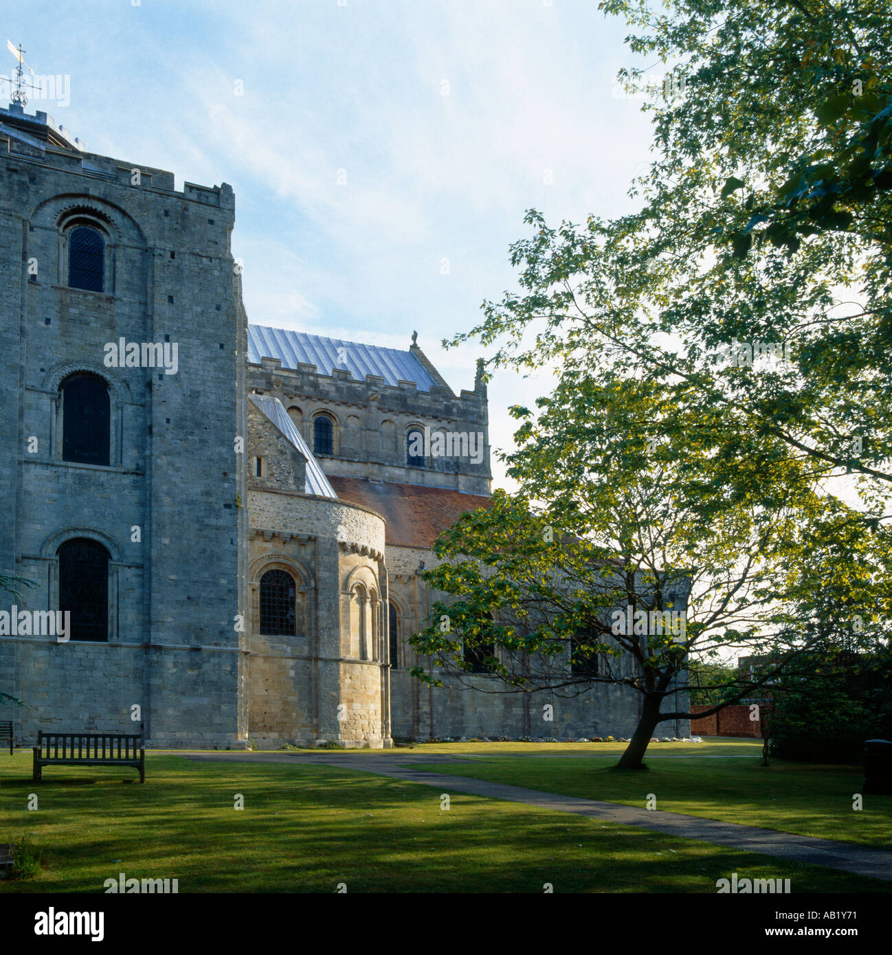 Romsey Abbey Hampshire Inghilterra Foto Stock