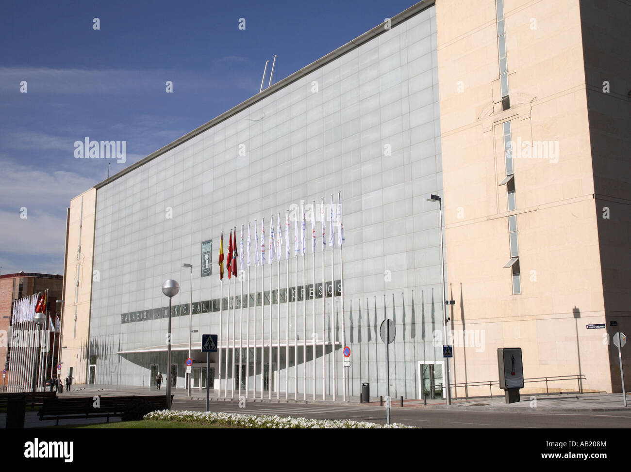 Consiglio Congress Hall - Palacio Municipal de Congresos, Campo de Naciones, Madrid, Spagna Foto Stock