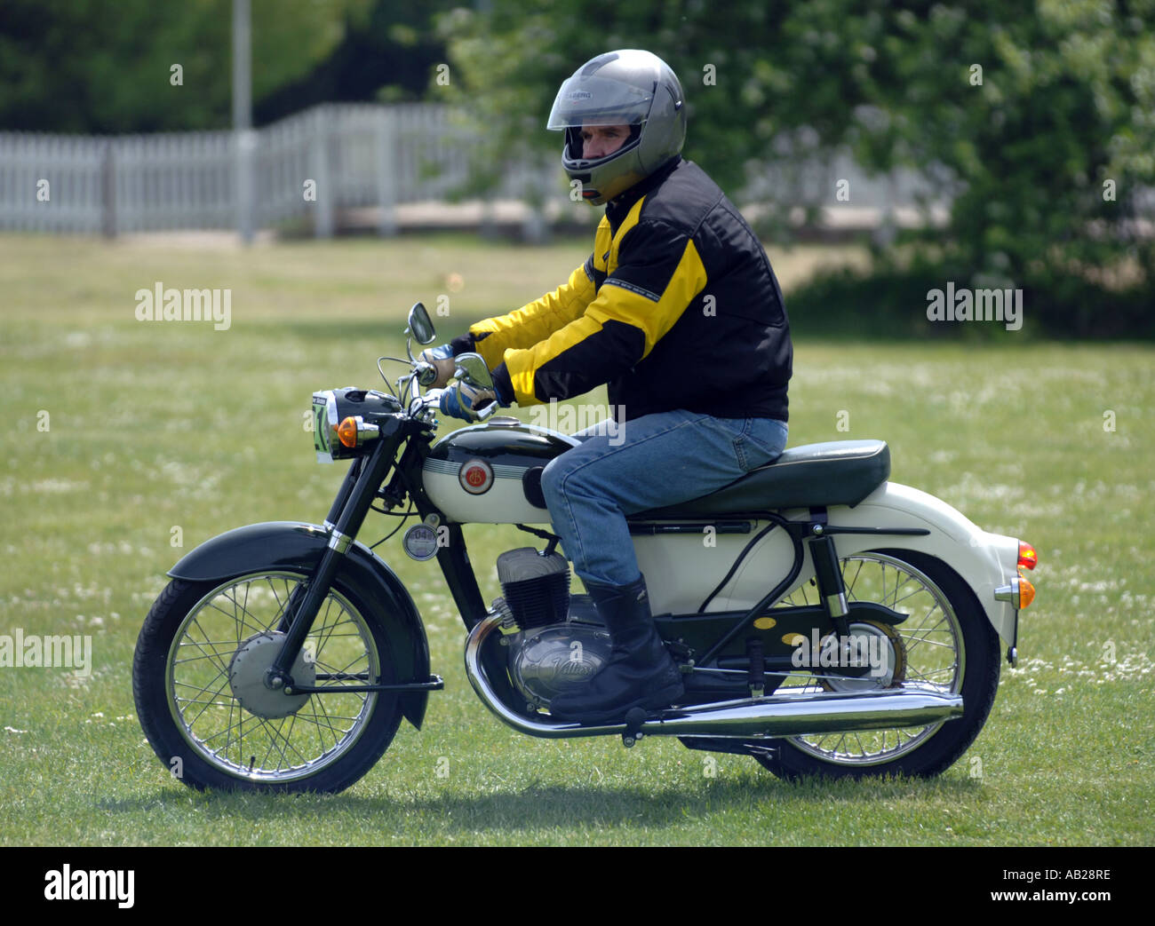 Vintage Francesco Barnet Coventry motociclo, Gran Bretagna REGNO UNITO Foto Stock