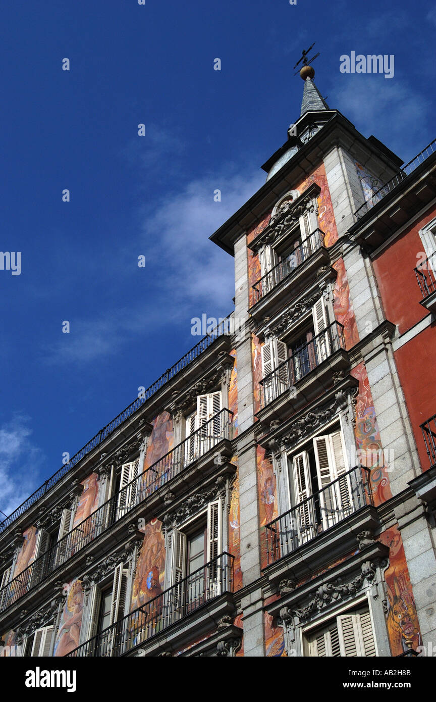 Real Casa de la Panaderia in Plaza Mayor Madrid Spagna Foto Stock
