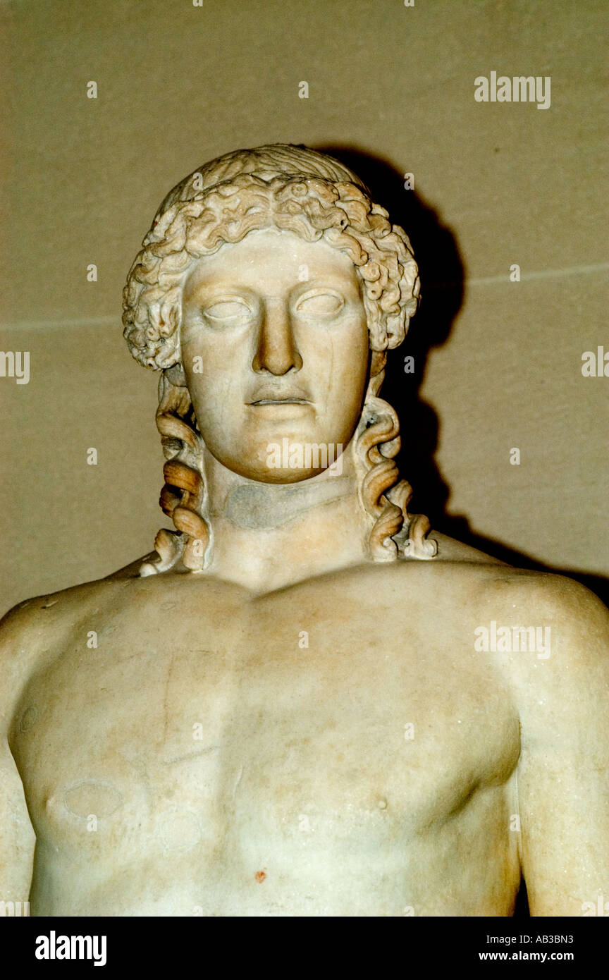 Apollo greco Grecia II sec. A.C. Foto Stock