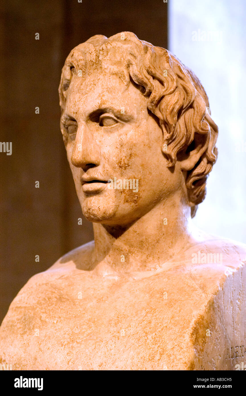 Alessandro il Grande 336 - 323 BC re di Macedonia Grecia greco Foto Stock