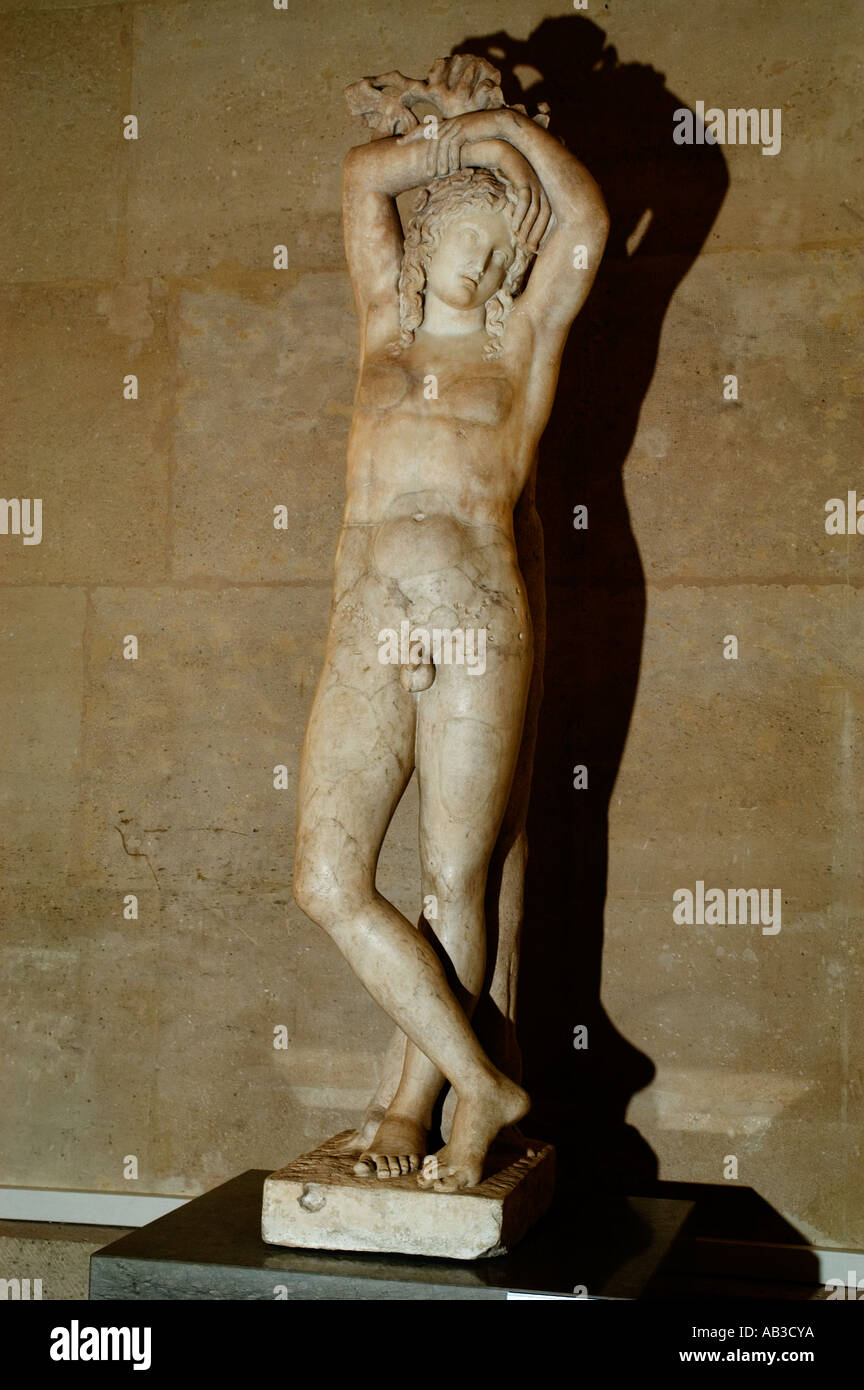 Il narcisismo narcisista Narcisse greco ermafroditi Foto Stock