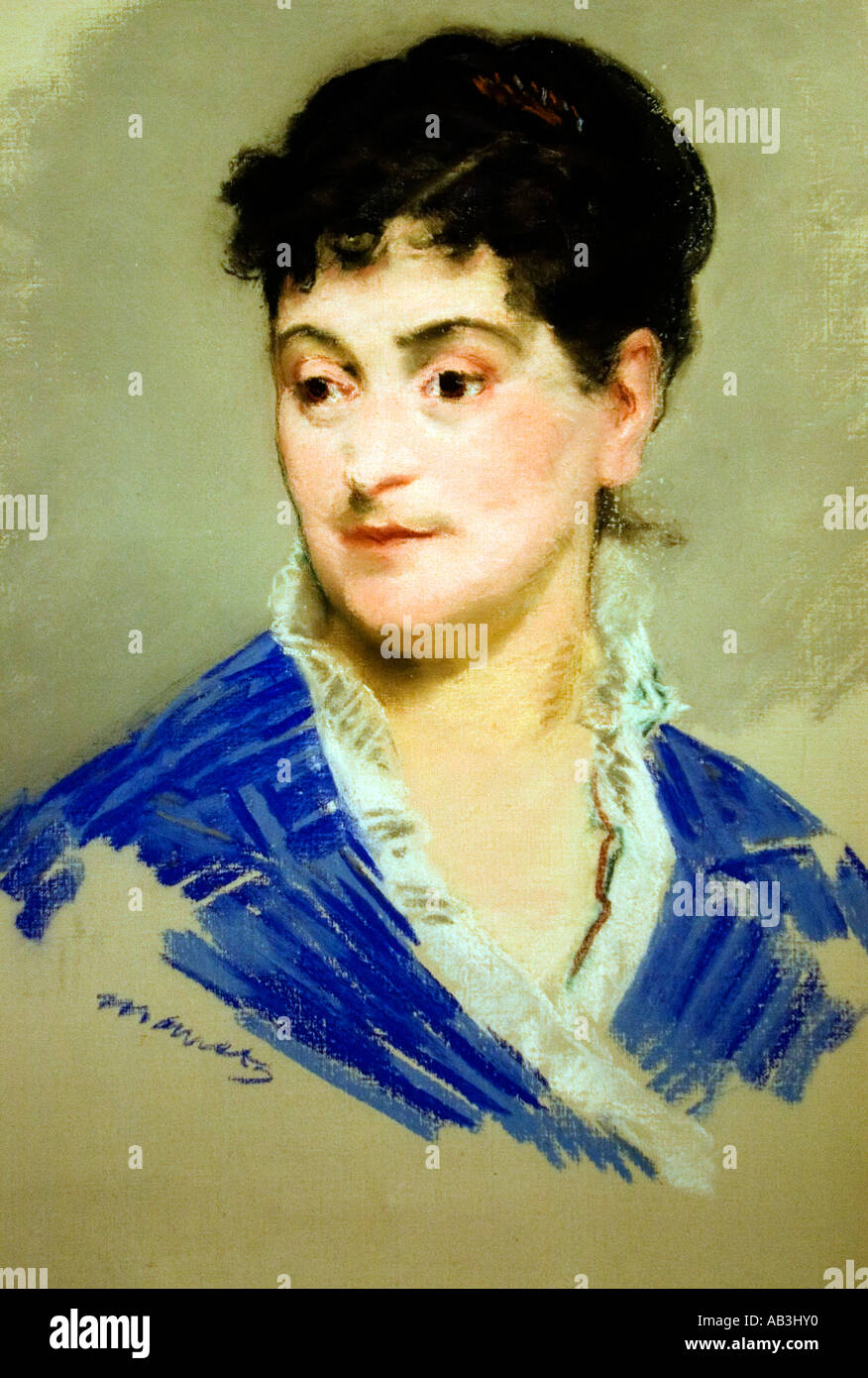 Madame Emile Zola 1879 Édouard Manet 1832 - 1883 Francia - Francese Foto Stock