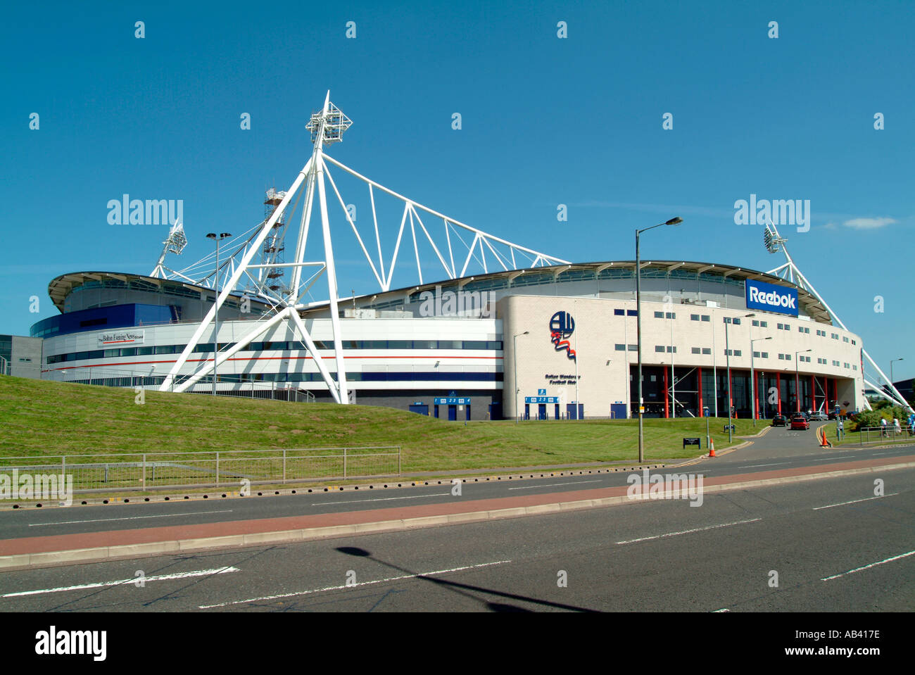Bolton Wanderers Calcio Reebok Stadium Bolton Inghilterra REGNO UNITO Foto Stock
