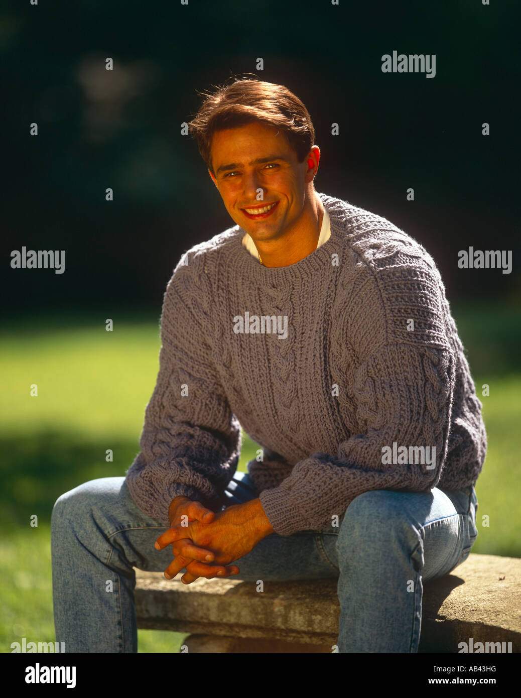 L'uomo stile di vita all'aperto Foto Stock