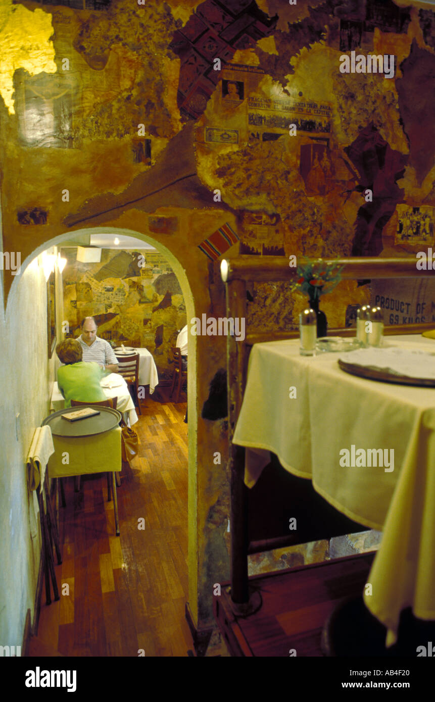 Scale Up ristorante La Tecla nella Roma quartiere di Città del Messico Foto Stock