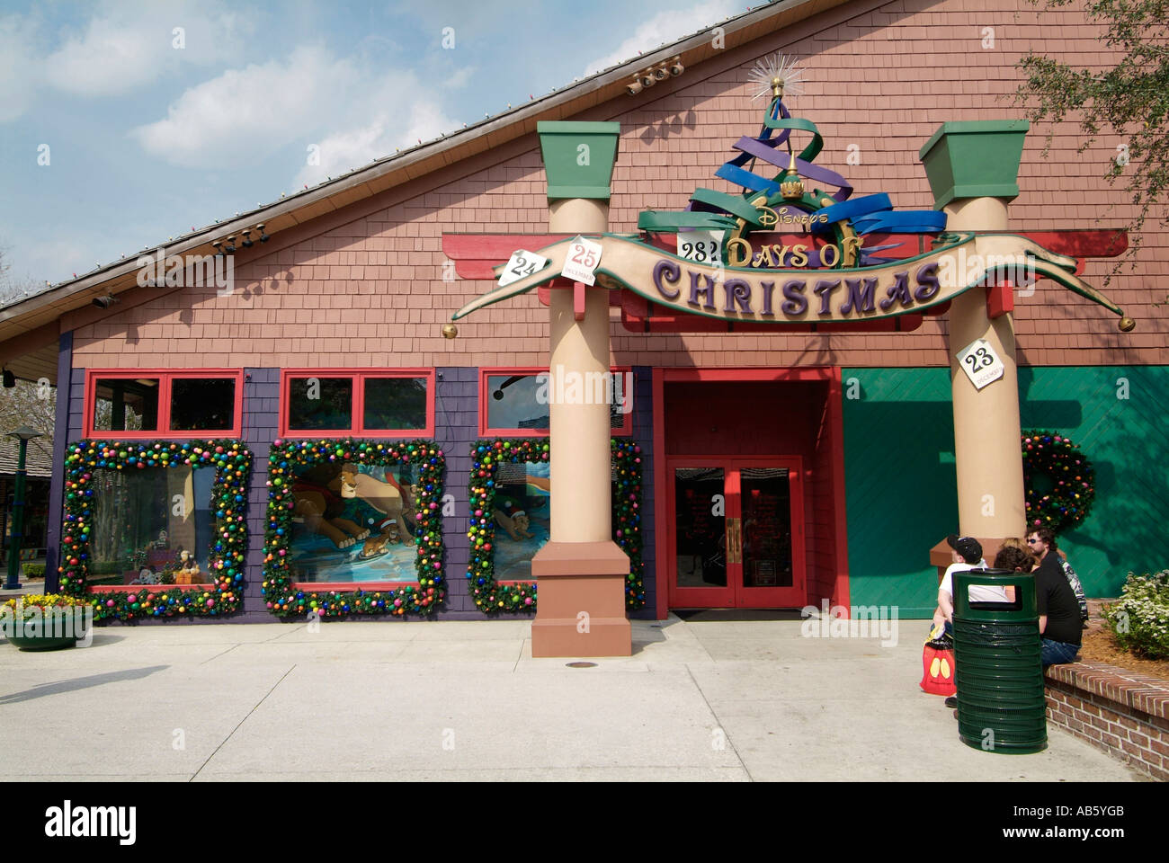 Disney Downtown un centro commerciale creato da Disney World e situato nell'area del parco a tema situato in Orlando Florida FL Foto Stock