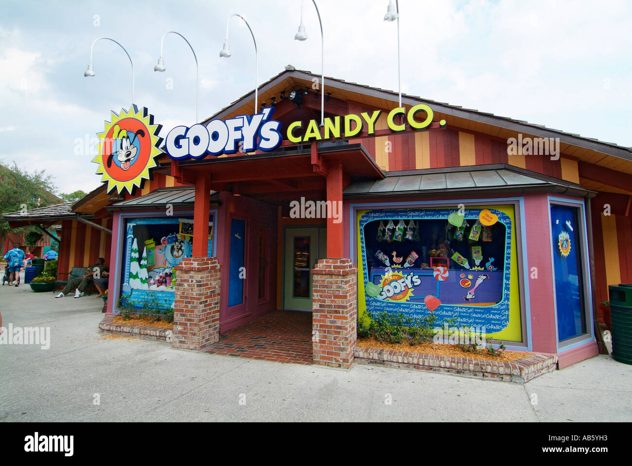 Disney Downtown un centro commerciale creato da Disney World e situato nell'area del parco a tema situato in Orlando Florida FL Foto Stock