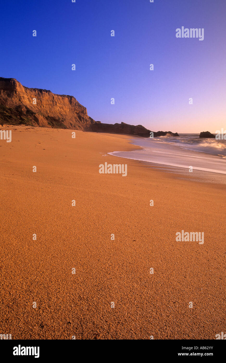 Pocket Beach a Cowell Ranch State Beach, California, Stati Uniti d'America Foto Stock