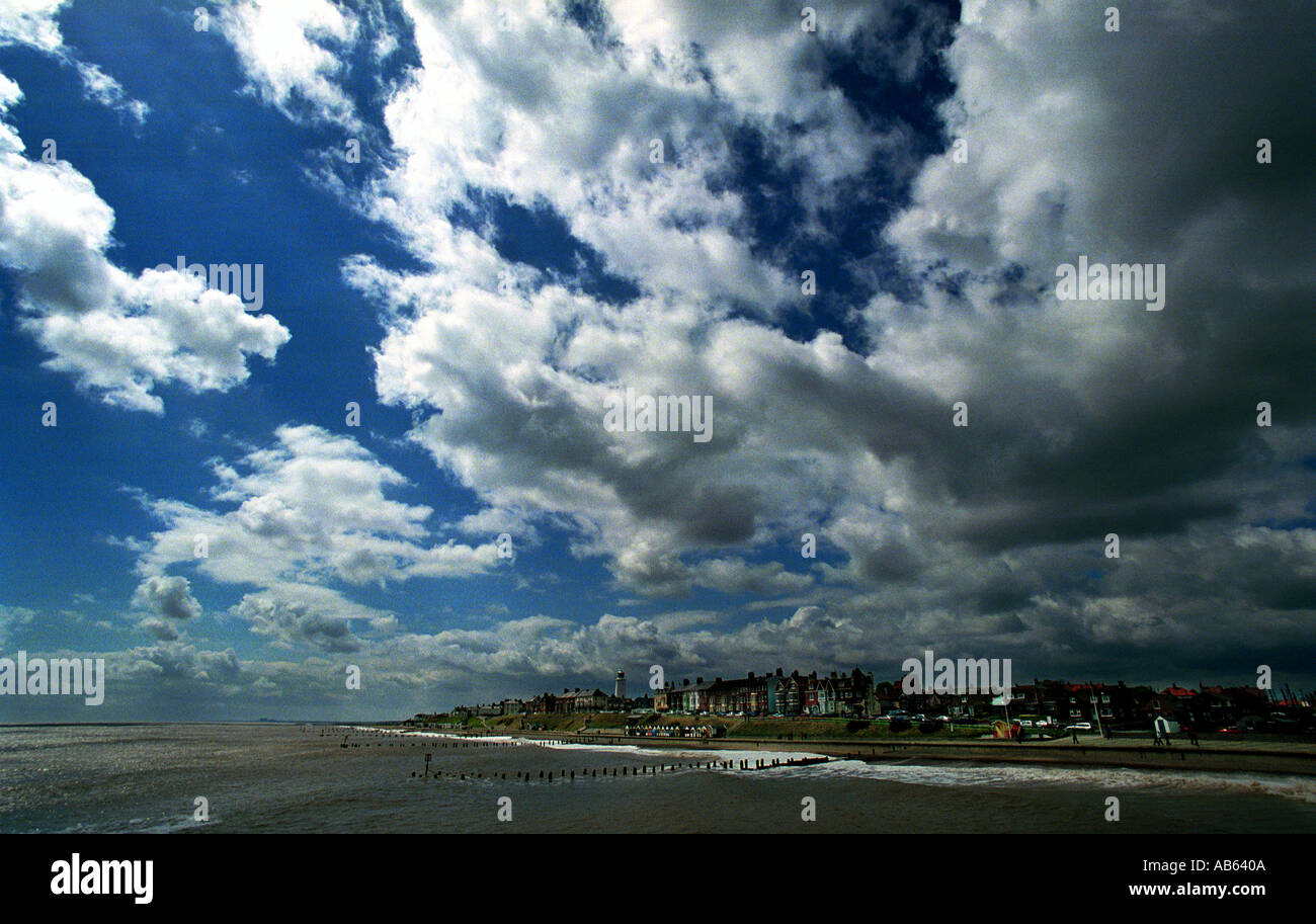 SOUTHWOLD SUFFOLK INGHILTERRA SKY Costa Vacanze Foto Stock