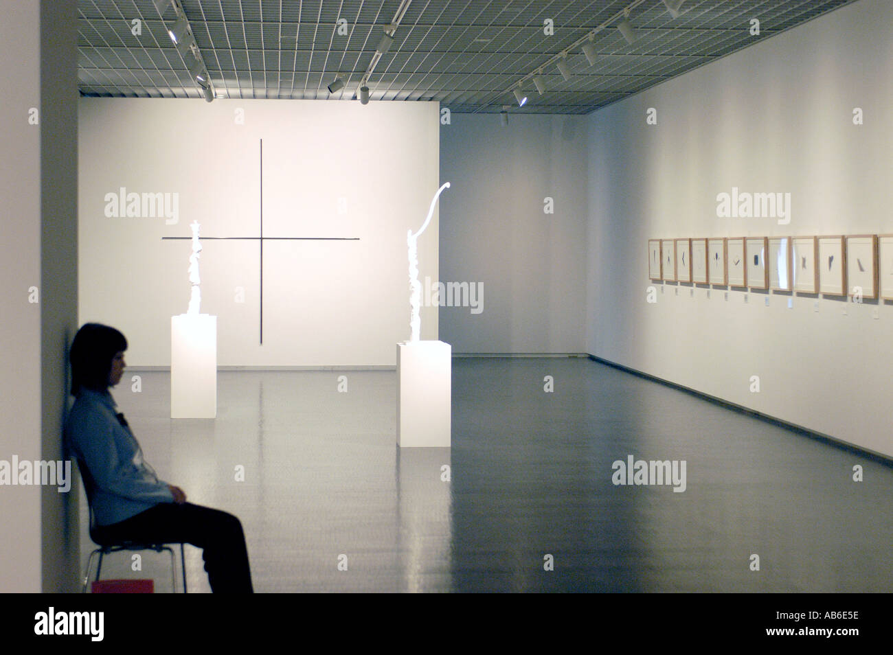 Galleria nel Museo Nazionale di Arte Moderna a Tokyo Giappone Foto Stock