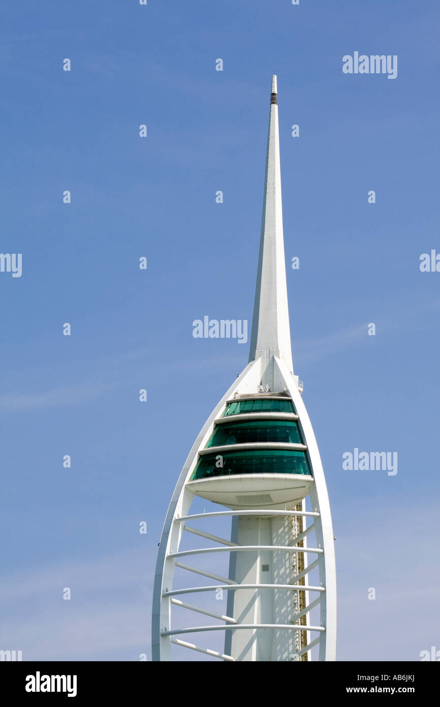 Piattaforme di visualizzazione Spinnaker Tower di Portsmouth Porto Hampshire REGNO UNITO Foto Stock