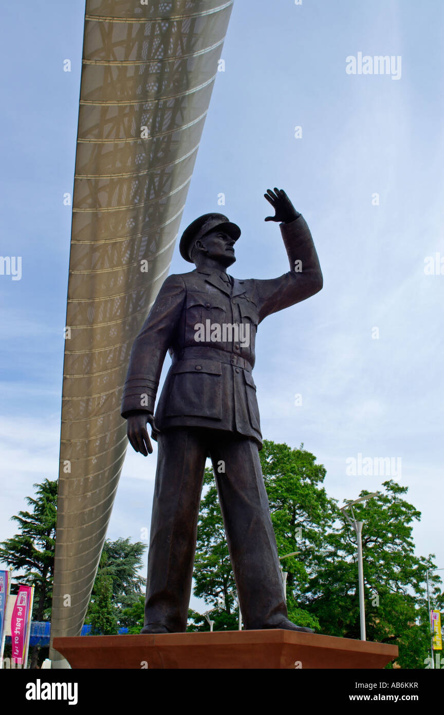Sir Frank Whittle statua in bronzo Foto Stock