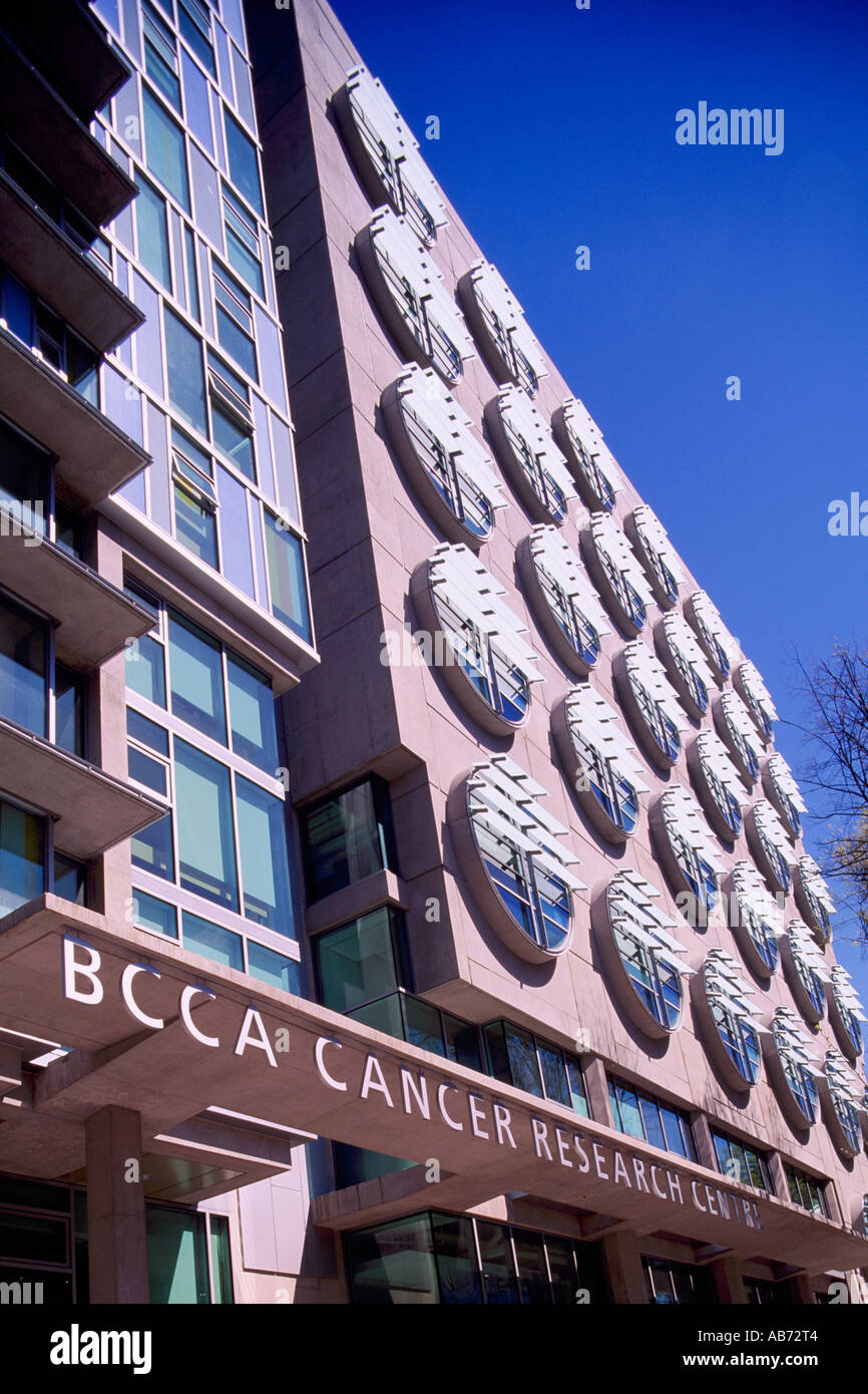 BCCA Cancer Research Center, Vancouver, BC, British Columbia, Canada Foto Stock