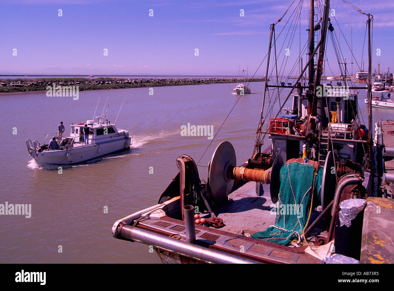 Barche di Fraser Steve Foto Stock