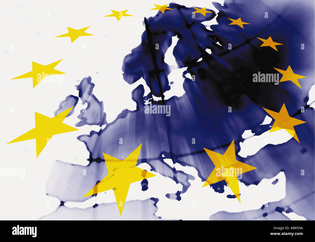 Bandiera Della Mappa Europa Immagini E Fotografie Stock Ad Alta ...