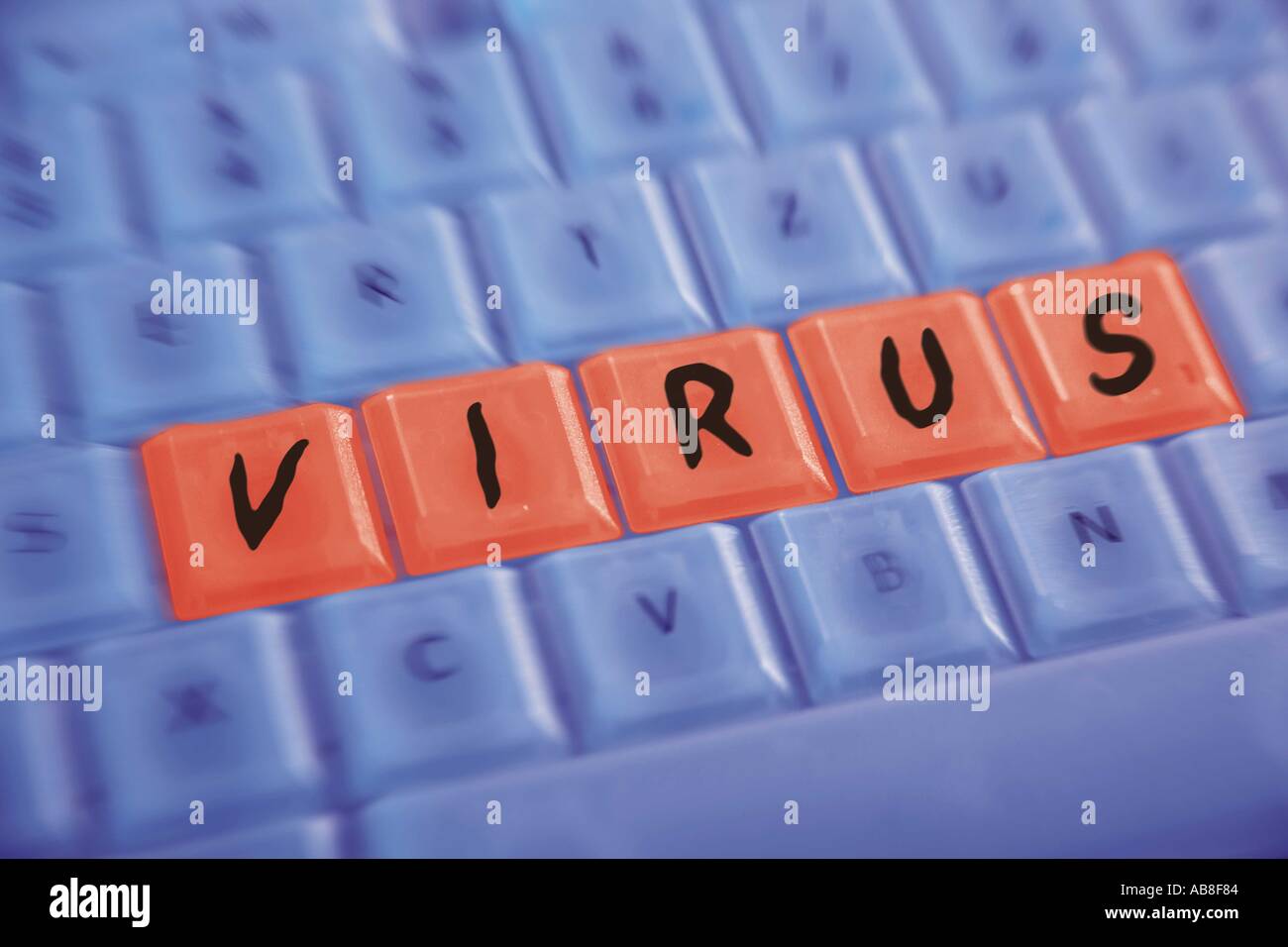 Computer virus Foto Stock