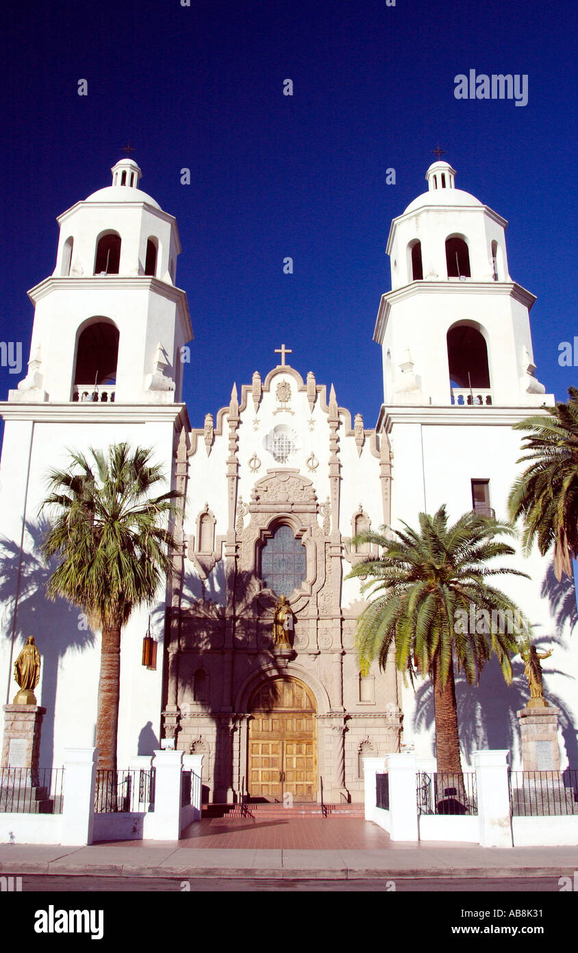 Sant Agostino nella cattedrale di Tucson in Arizona USA Foto Stock