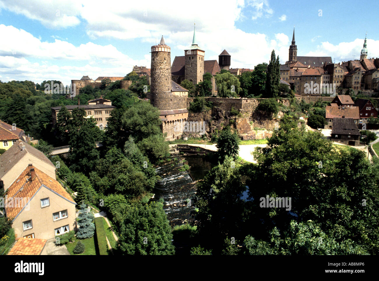 Sachsen Bautzen tedesco Germania città storica città Foto Stock