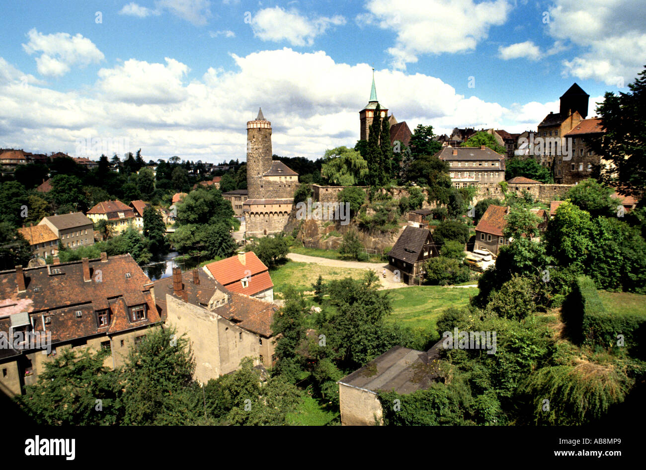 Sachsen Bautzen tedesco Germania città storica città Foto Stock