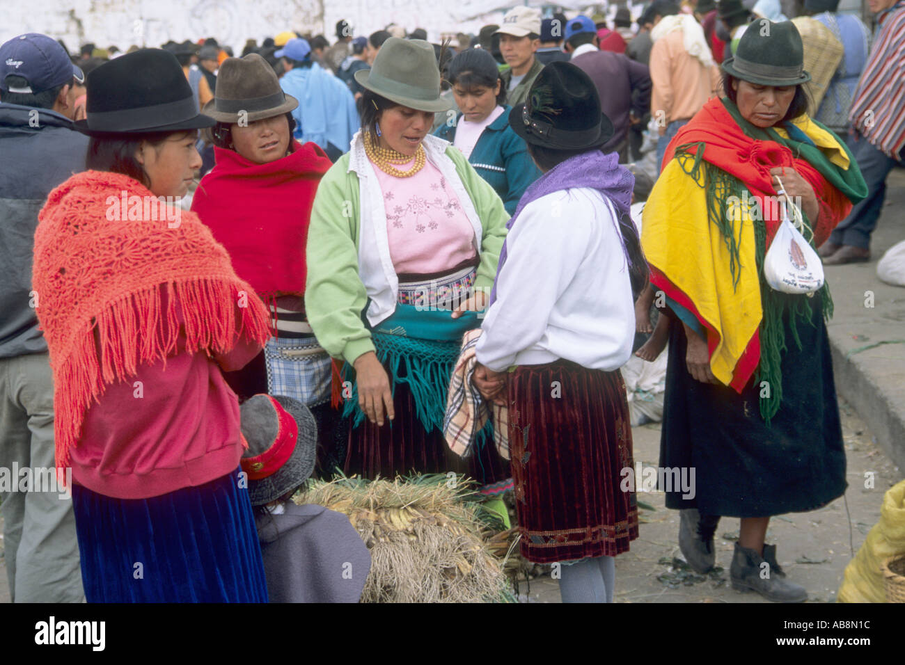 Ecuador mercato Saquisili Foto Stock