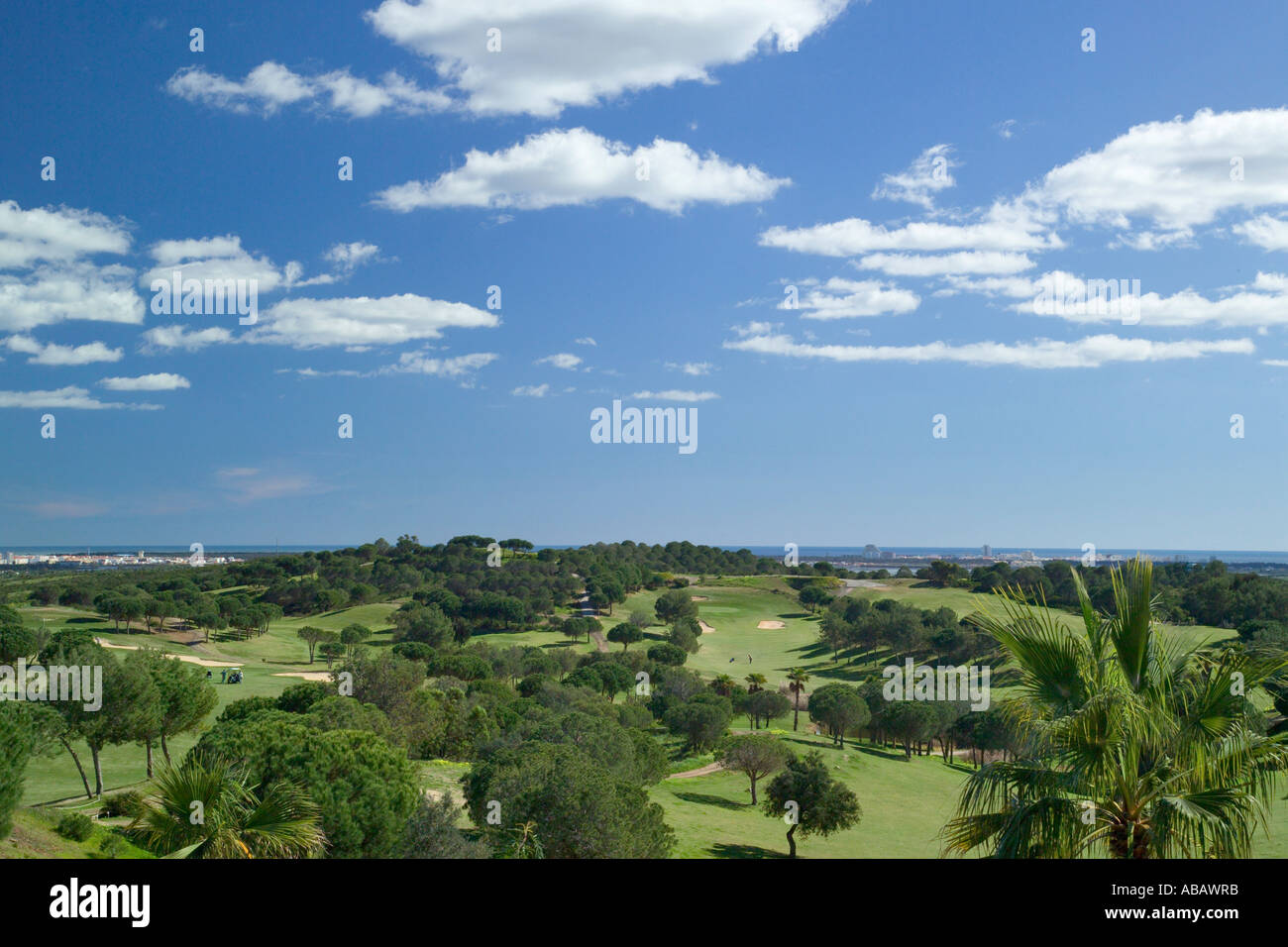 Castro Marim Campo da Golf. Foto Stock