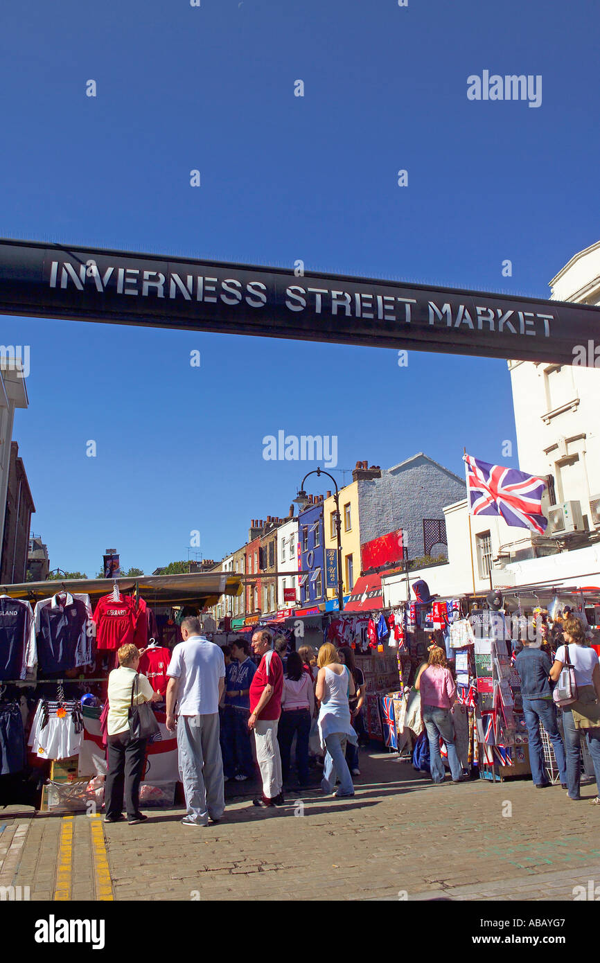 Camden Town, Inverness Street Market Foto Stock