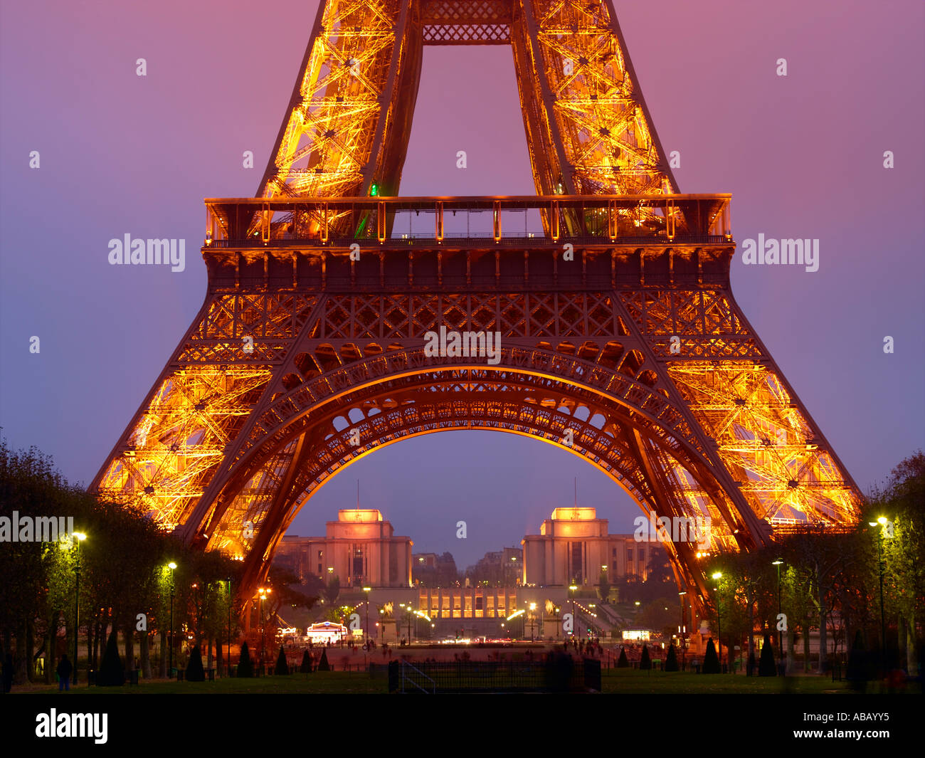 Parigi Torre Eiffel Foto Stock
