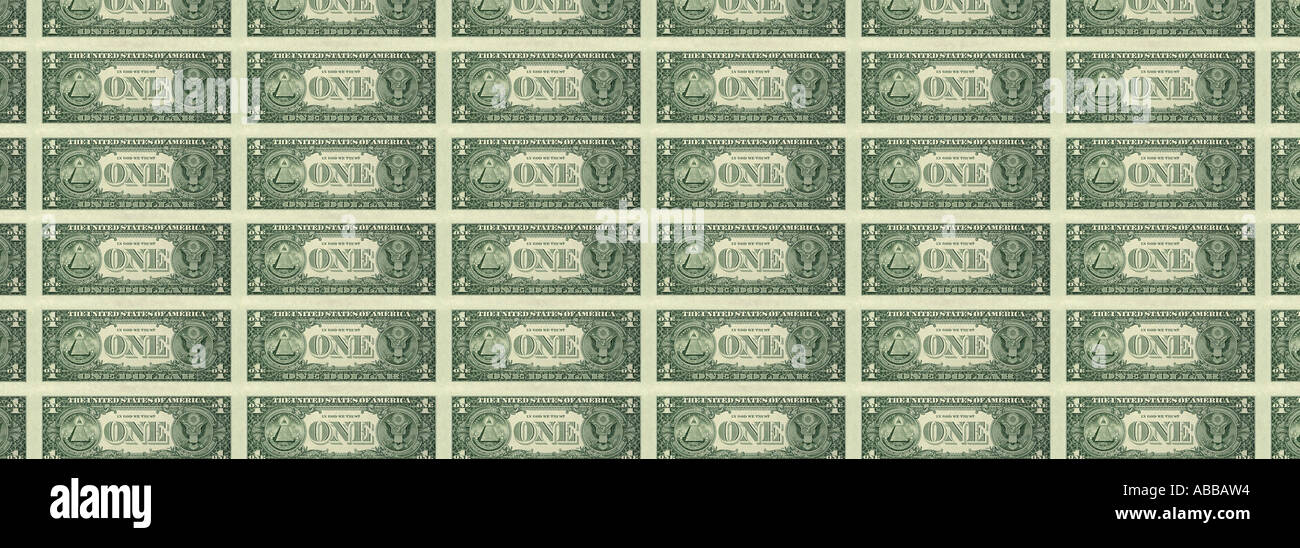 Dollaro torna verde Foto Stock