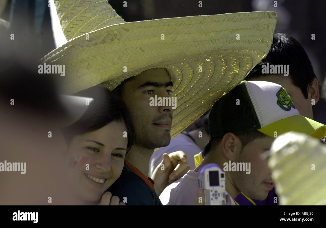 Ventole messicano prima vittoria sul Brasile nella Confederations Cup hannover Giugno Foto Stock